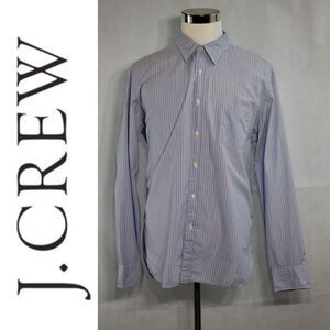J CREW Men’s Button Down Dress Shirt Size XL Striped Long Sleeve 100% Cotton